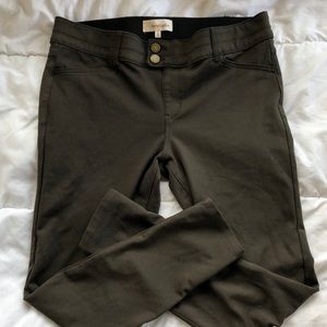 Army Green Girl’s Jeggings